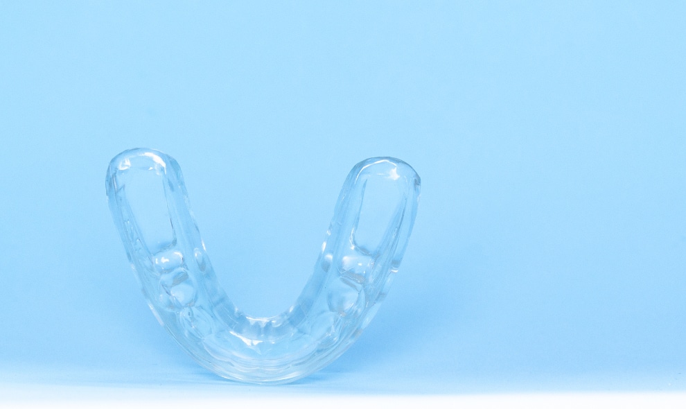 Photo of a mouthguard.